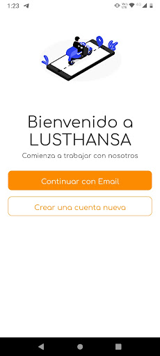 Android application Luthansa - Conductor screenshort