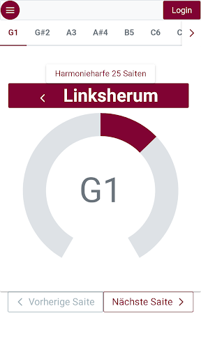 Stimmfix Tischharfen Stimmen Screen 2