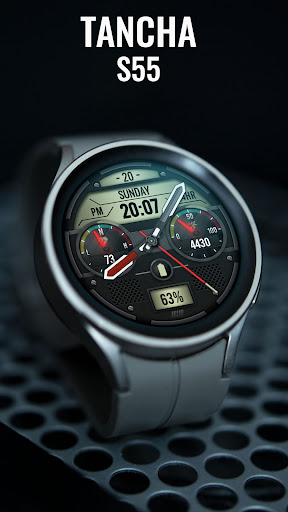Tancha S55 Hybrid Watch Face Screen 2