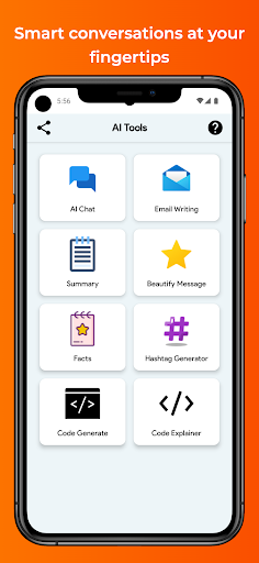 Android application AISpark - AI Chatbot Assistant screenshort