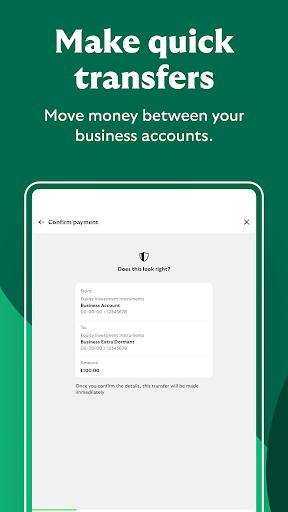 Screenshot of Lloyds Business Banking app
