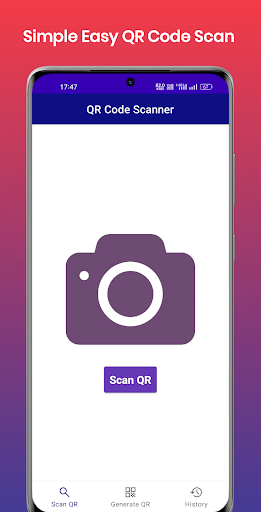 Android application QR Code Generator & Scanner screenshort