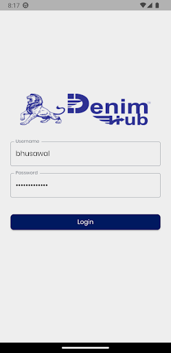 Android application Denimhub pos screenshort