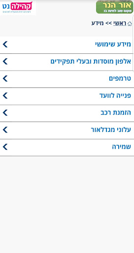 Kehilanet Screen 2