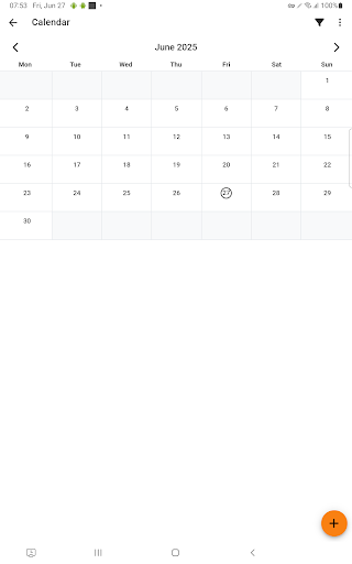 Screenshot of Moodle