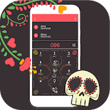 Cute Skull Phone Dialer Contact Theme icon