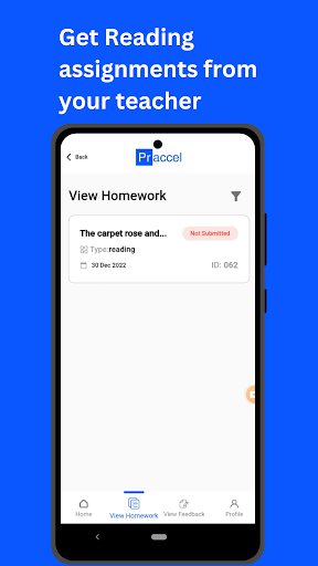 Praccel - Your Read Aloud app Screen 2