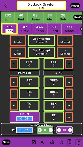 Android application JacksStats screenshort