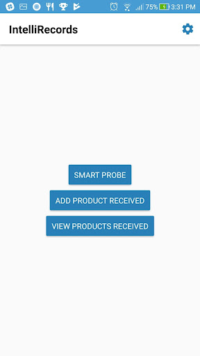 Android application IntelliRecords screenshort