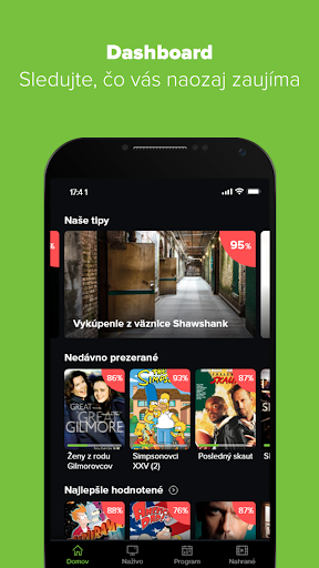 Android application TES TV screenshort