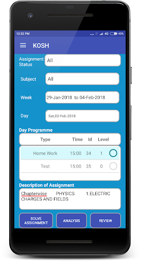 KOSH DronArjun IIT JEE NEET Screen 3