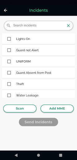 vPatrol Screen 2