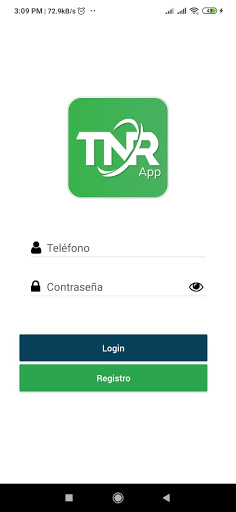 Android application TNR APP screenshort
