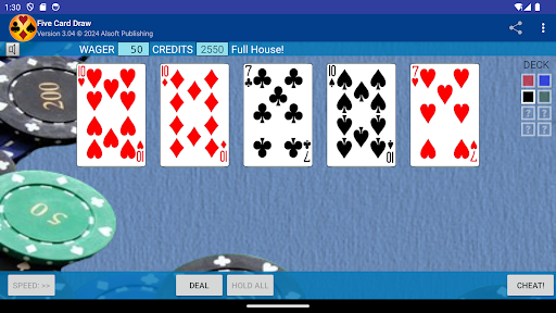 Five Card Draw Poker 15
