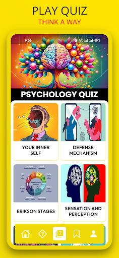Screenshot of Learn Psychology: Psycho Facts