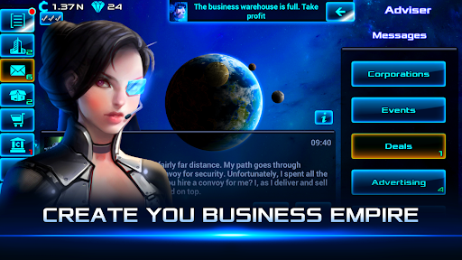 Idle Space Business Tycoon APK-MOD(Unlimited Money Download) screenshots 1
