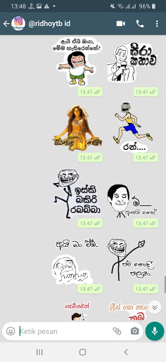 Stickers Wa Sinhala Athal WAStickerApps
