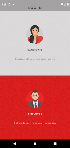Android application Candidate Mobile App screenshort