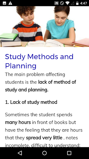 Course of Study Techniques Screen 2
