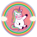 Rainbow Unicorn Anime Launcher icon