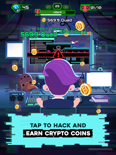 Hacking Hero - Cyber Adventure Clicker screenshots 8