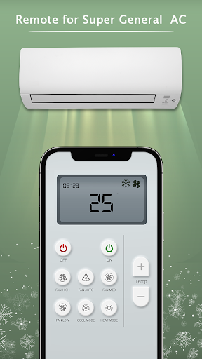 Android application Remote for Super General AC screenshort