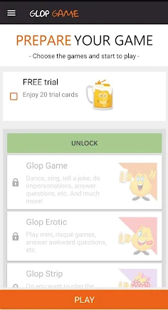 Drinking Card Game -  Glop - Screenshot 2
