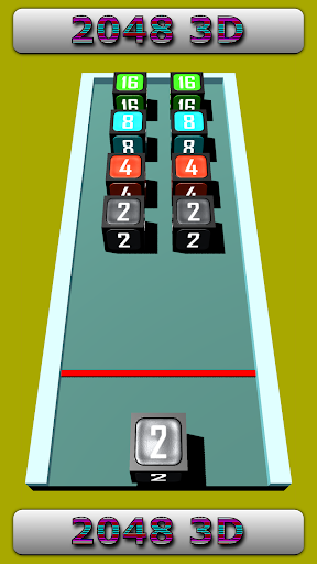 2048 3d - Endless Cubes Puzzle Screen 3