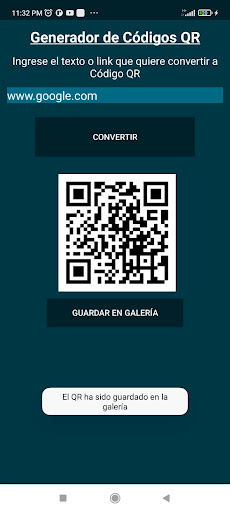 Creador de QR Screen 3