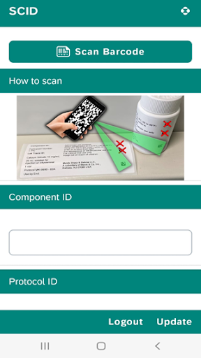 Android application MSD Scan ID - SCID screenshort