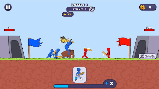 Stickman Fight: War of the Age 0.0.1 APK + Mod (Unlimited money) untuk android