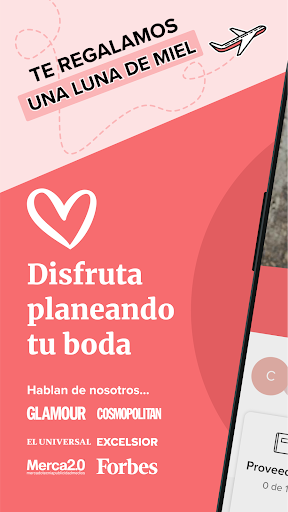 Android application Bodas.com.mx screenshort