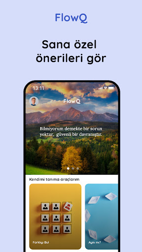 Android application FlowQ screenshort