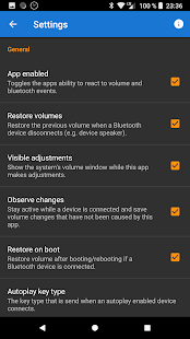 Bluetooth Volume Manager Screenshot