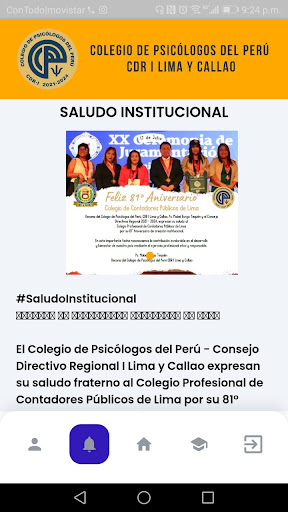 Android application App CPsP Lima screenshort
