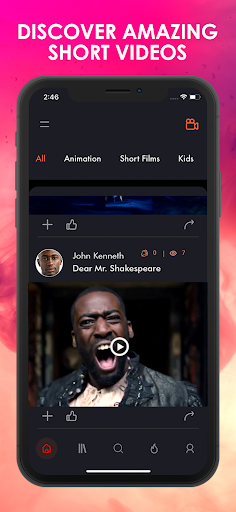Android application Afro+: Black Entertainment App screenshort