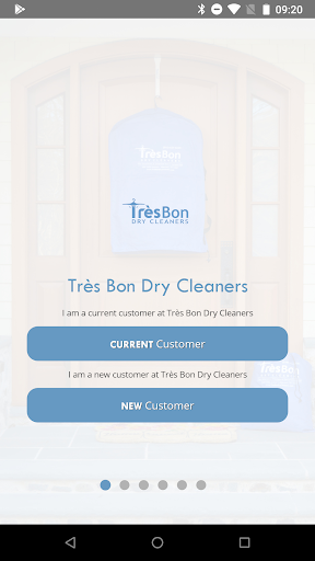 Android application Très Bon Dry Cleaners screenshort