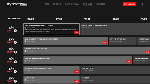 Sky Sport Now - Android TV Screen 2