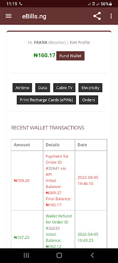 eBills - Cheap Data | Airtime Screen 2