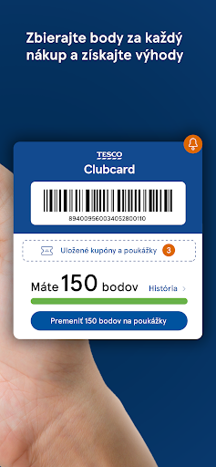Clubcard Tesco Slovakia Screen 2