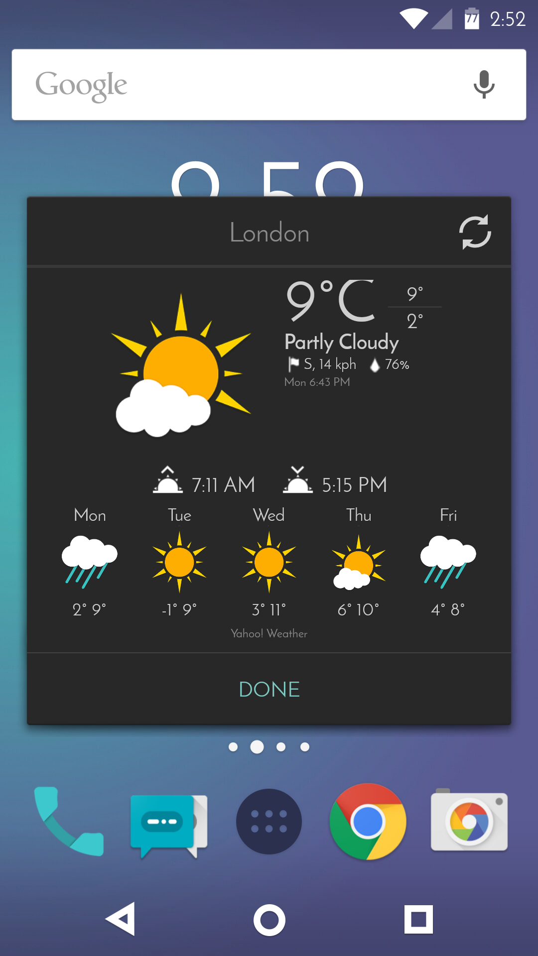 Android application Chronus: Abhra Weather Icons screenshort