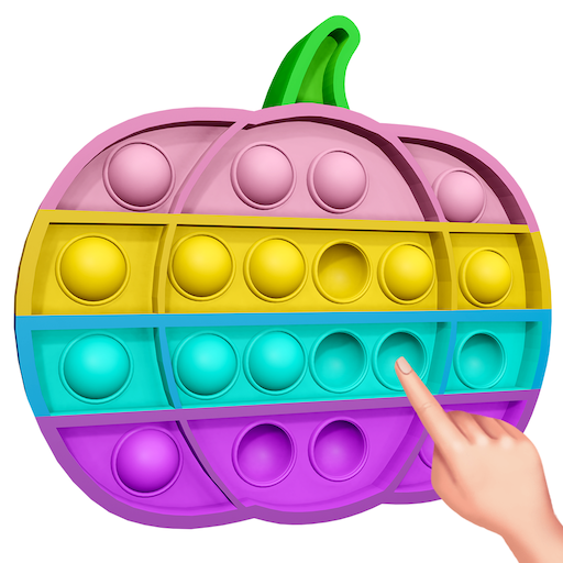 Pop It Halloween 3D Satisfying logo
