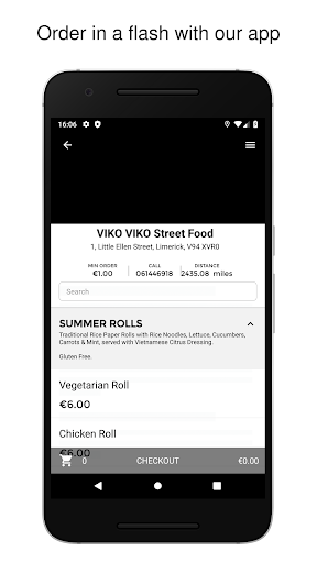 Android application VIKO VIKO Street Food screenshort