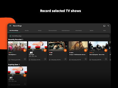 Zattoo - TV Streaming App Varies with device APK screenshots 19