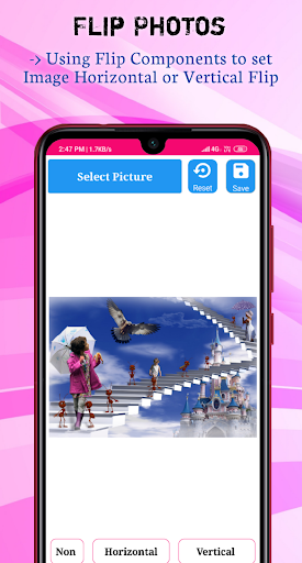 Photo Editor - Round Corner Blur rotate and flip