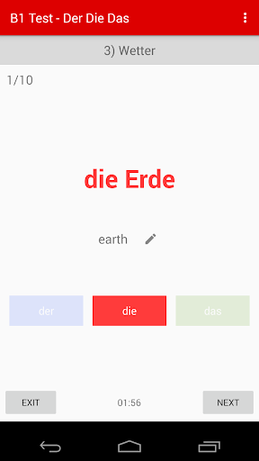 Alman Dilbilgisini Öğrenin B1 ekran görüntüsü