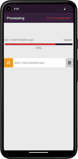 Screenshot of MP3 Cutter and Audio Merger