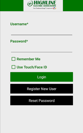 Android application Highline Electric Association screenshort