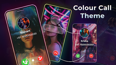 Color Phone Call Screen Themes poster 1
