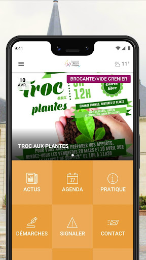 Android application CC Région de Suippes screenshort